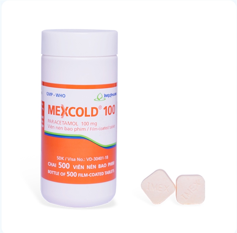 Mexcold 100 Ch/500, T/25.000 viên