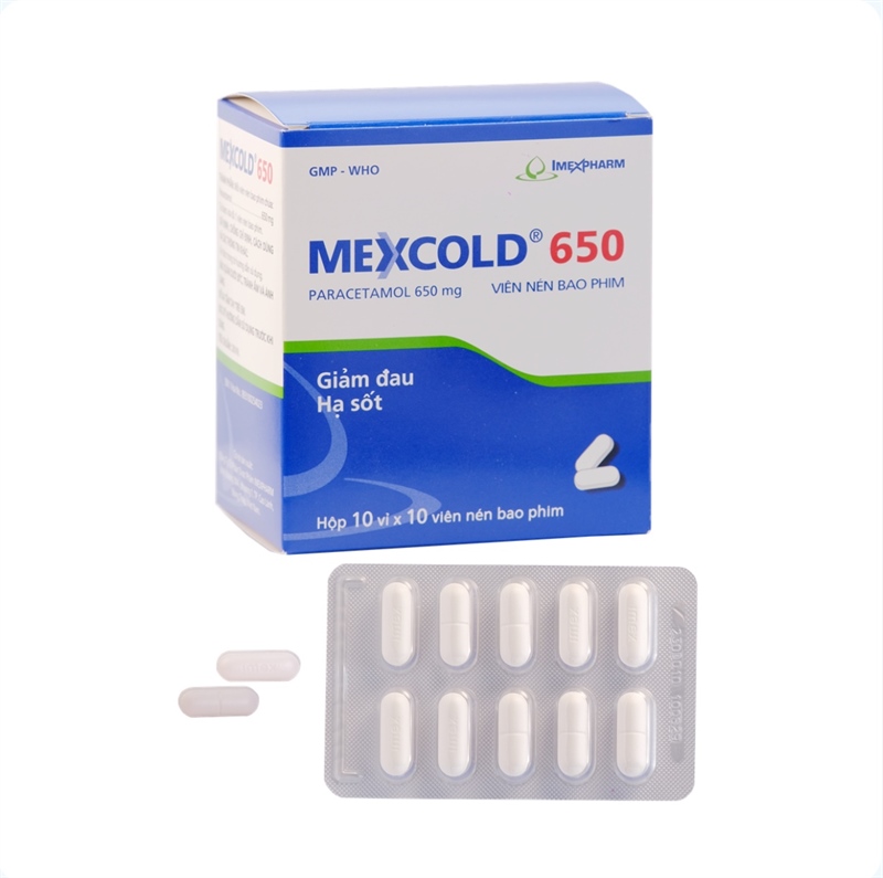 Mexcold 650 V/10, H/100,T/8.400 viên