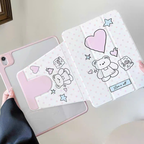 Case Ipad Tim Gấu Love U All - Air 6/ Pro 11inch
