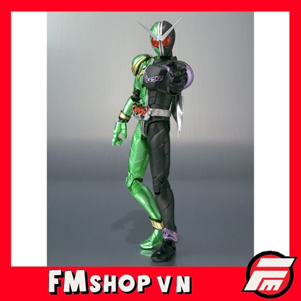 (2ND THIẾU MAXIMUM, NHỰA HƠI CHẢY) SHF KAMEN RIDER W CYCLONE JOKER 1.0