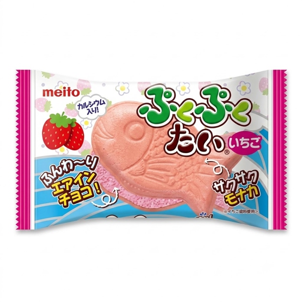 Bánh Xốp Cá Meito Nhân Kem Sô Cô La 16.5g