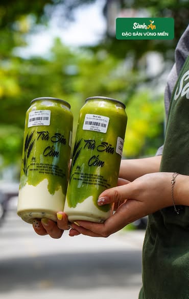 Trà sữa cốm xào 500ml