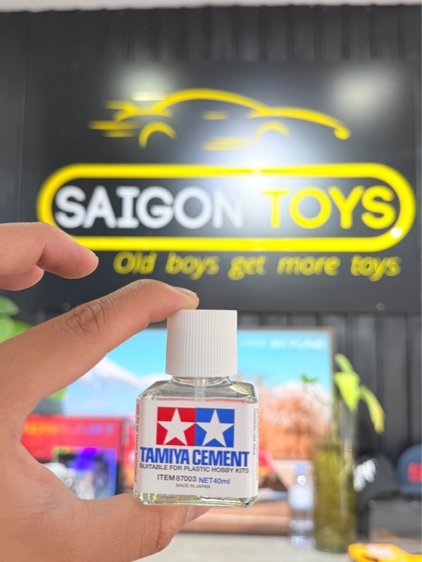 [SGTVN] TAMIYA Keo dán dùng trong lắp ráp mô hình đồ chơi Tamiya Cement (40ml) - 87003-600