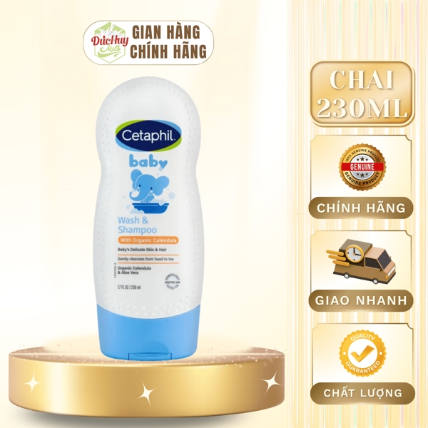 Sữa tắm gội Cetaphil tinh chất hoa cúc 230ml