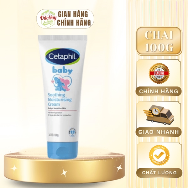 Kem dưỡng ẩm và làm dịu da bé Cetaphil 100g