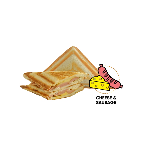 Bánh mì nướng nhân xúc xích phô mai (85g)