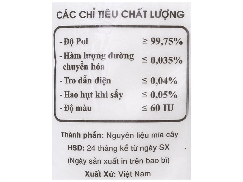 Đường trắng thượng hạng Lam Sơn 1kg