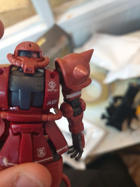 Mua bán (NOBOX-CÓ TT) HG MS-06S ZAKU II (RED COMET VER.)