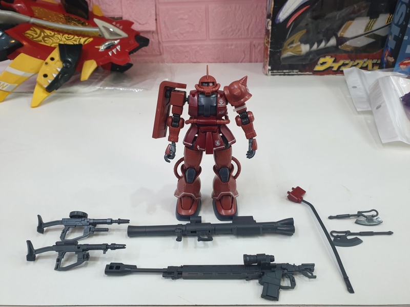 Mua bán (NOBOX-CÓ TT) HG MS-06S ZAKU II (RED COMET VER.)