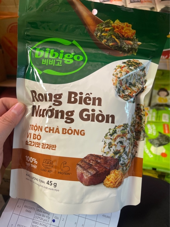 BBG rong biển nướng giòn bò