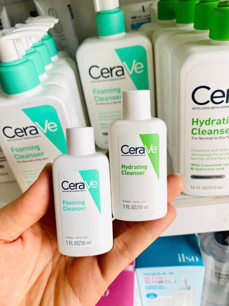 Sữa rửa mặt Cerave 30ml mini