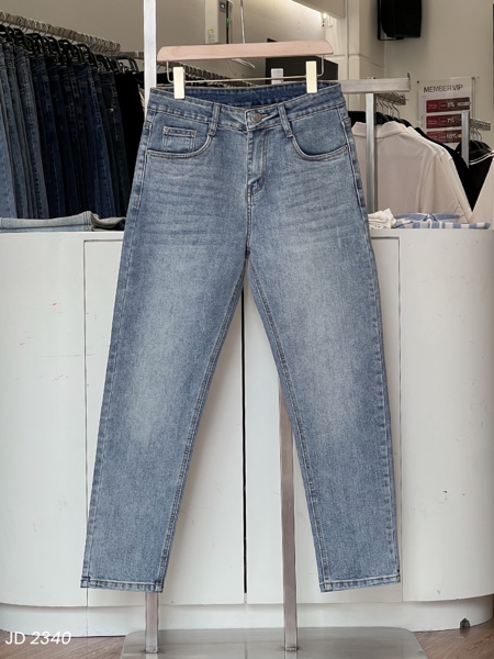 Quần Jean dài Smart Fit xanh wash 2340