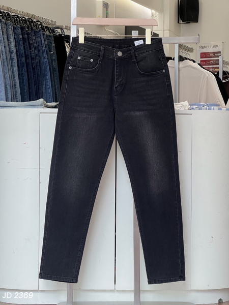 Quần Jean dài Slim Fit Xám Đen 2368
