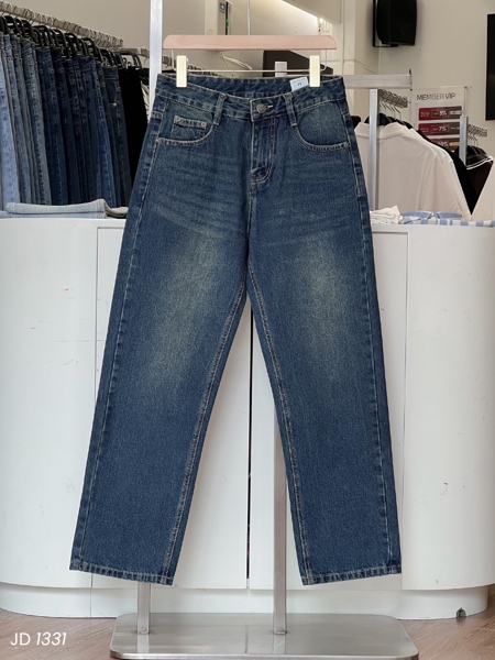 Quần Jean dài Suông (Baggy) Xanh đậm 1331