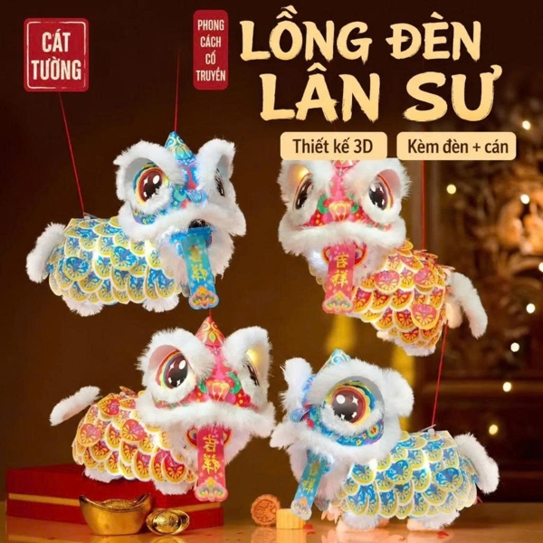 Lồng đèn kỳ lân giấy