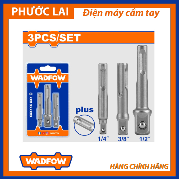 Bộ 3 đầu chuyển đổi đầu tuýp đuôi gài WSV4K02