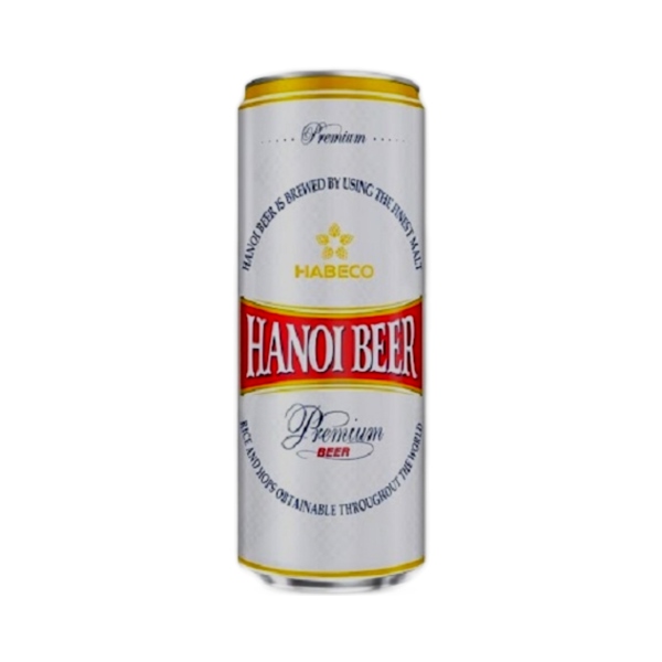 Bia Hà Nội Trắng Premium Lon Cao 330ml