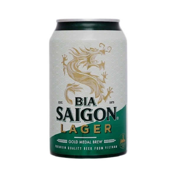 Bia lon Saigon Lager 330ml (LASG)