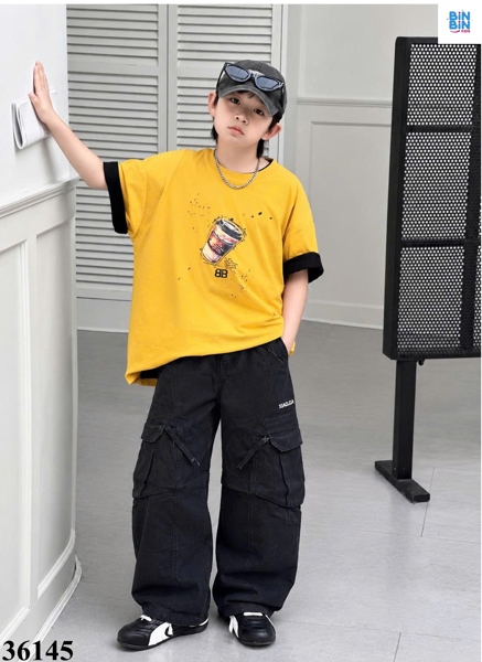 36145 Quần dài KK đen Xiao