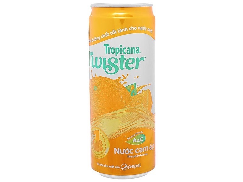 Nước Cam Ép Twister Chai Nhựa 320ml