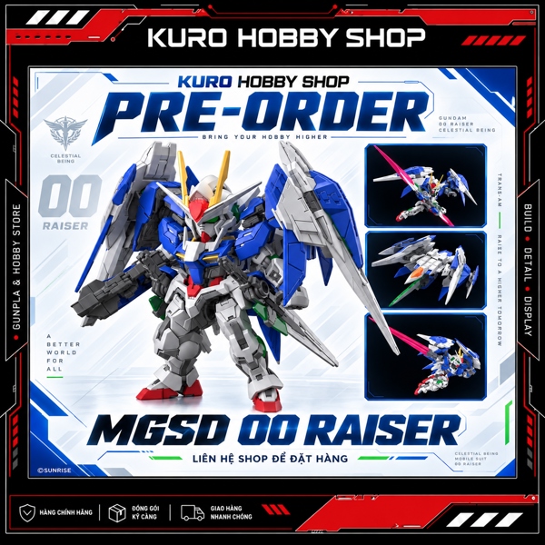 [PRE-ORDER] MGSD 00 Raiser Gundam - Mô hình lắp ráp Bandai