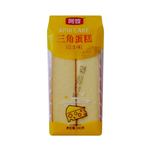 Bánh bông lan tam giác vị phô mai