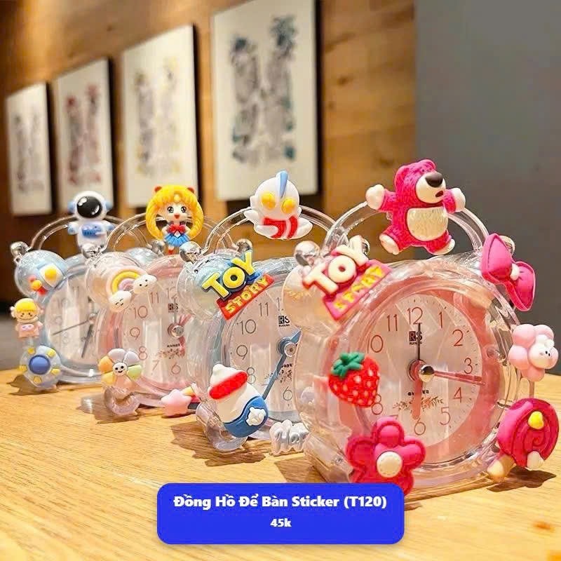 Đồng hồ để bàn sticker (Thùng 120)