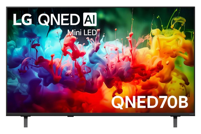Smart Tivi QNED LG AI 4K 43 inch 43QNED70BSA 2026 - Góc nghiêng tinh tế của tivi
