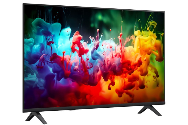 Smart Tivi QNED LG AI 4K 43 inch 43QNED70BSA 2026 - Mặt sau tivi bố trí cổng kết nối khoa học