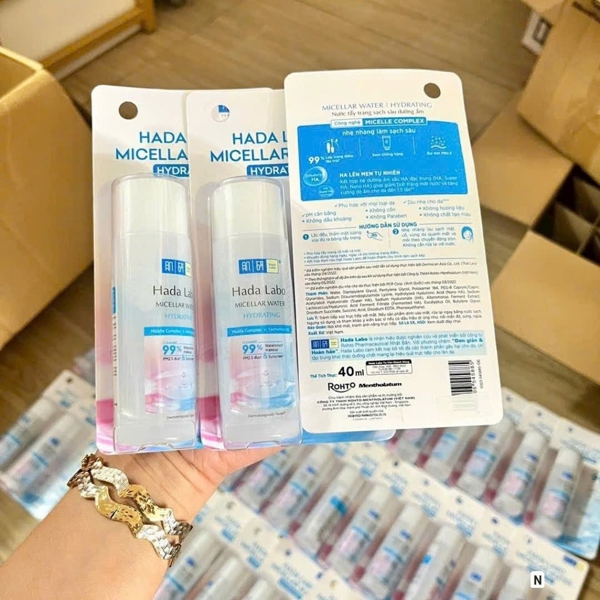 Nước tẩy trang Hada Labo 40ml mini chính hãng