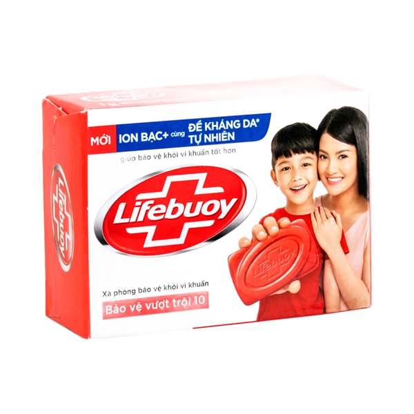 Xà bông cục Lifebuoy bảo vệ vượt trội 90g