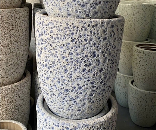 BỘ 3 CHẬU BOM SÔI XANH