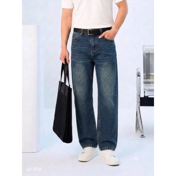 Quần Jean dài Suông (Baggy) Xanh đậm 1331