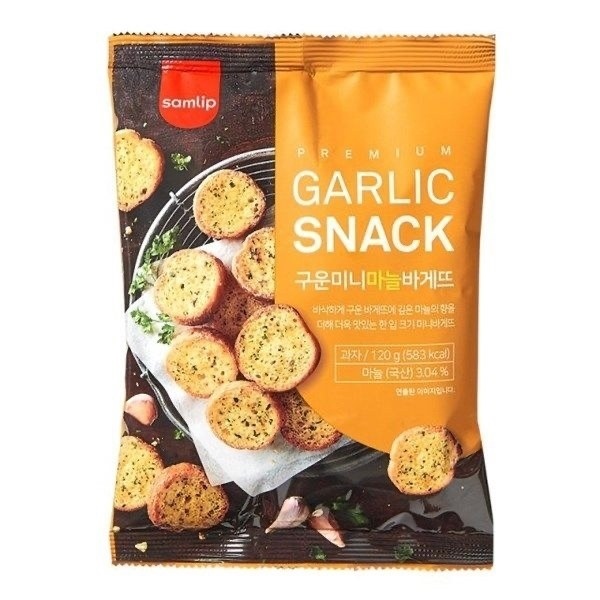 Bánh Garlic Baguette Chip - Snack Vị Tỏi ( 120g × 12 gói / thùng )