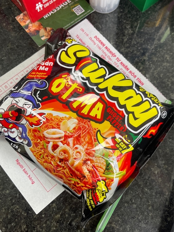 Mì Siukay Hải Sản Ớt Ma 128g