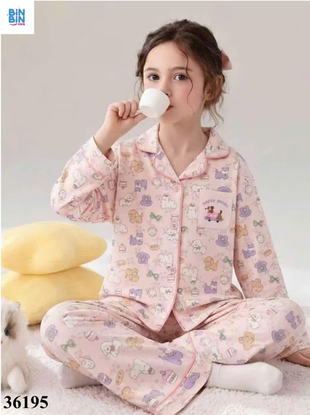 36195 Bộ Pyjama Cún Lướt Ván