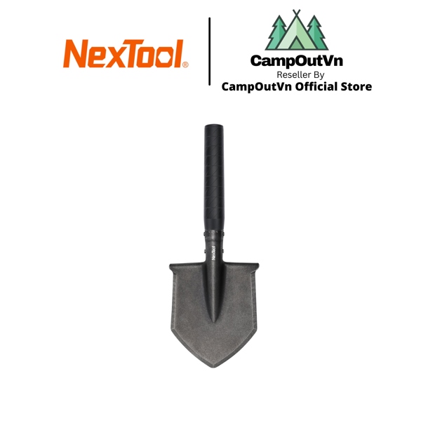 Xẻng rút gọn Nextool Retractable Shovel NE20396 cán gỗ cắm trại dã ngoại campoutvn A916