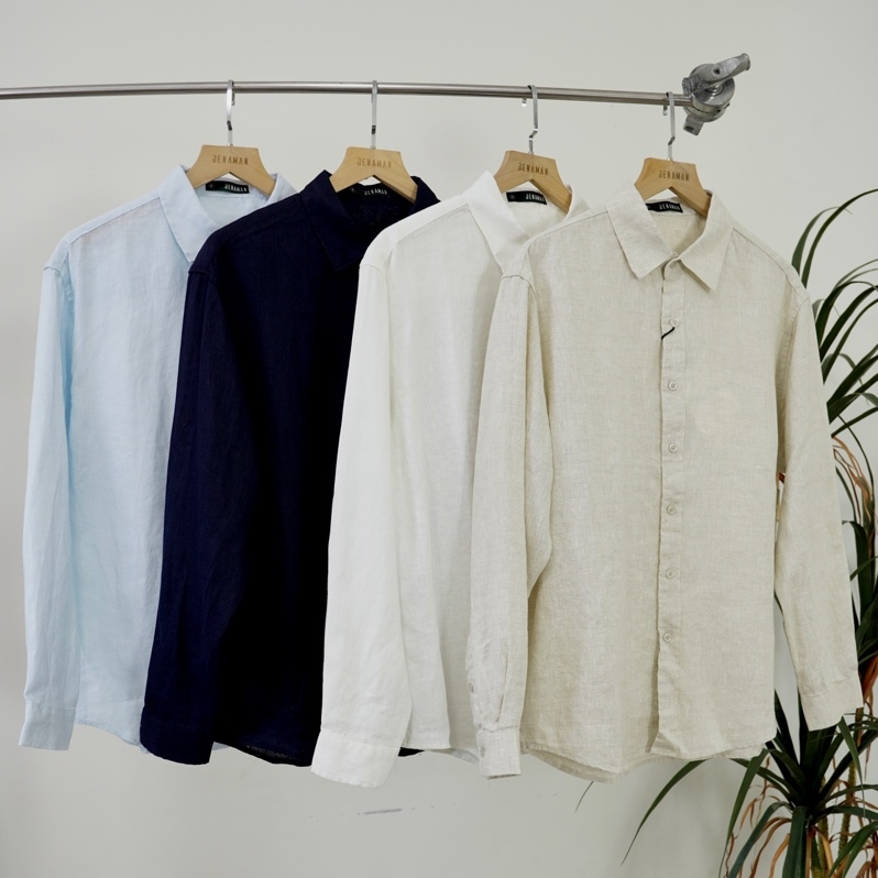 Sơ mi Linen Premium DNA 021051