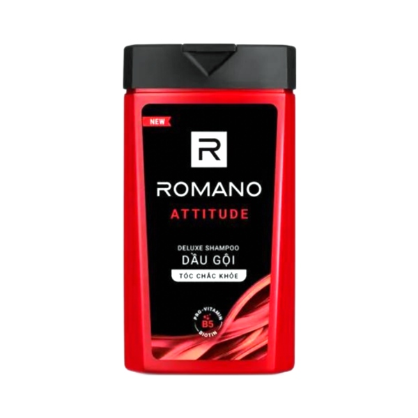 Dầu gội chai Romano đỏ 180g