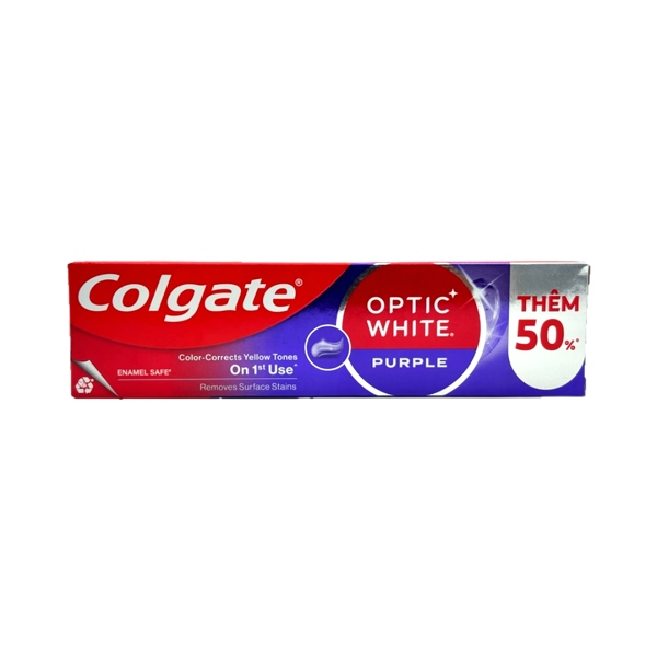 KDR Colagte Optic white sắc tím 150g