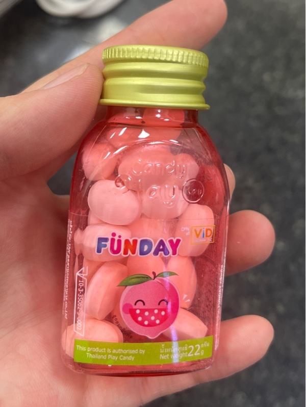 kẹo thơm miệng play candy vị đào