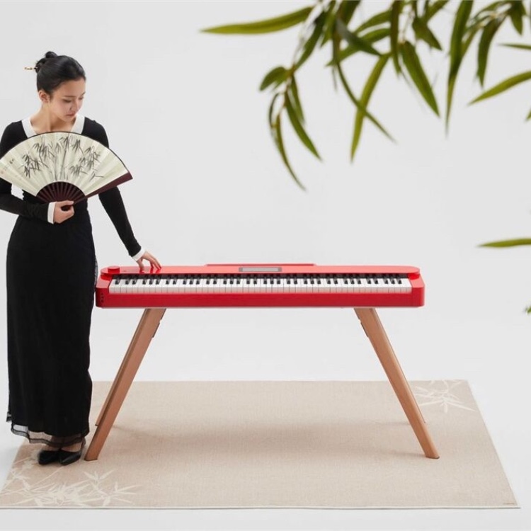 Đàn piano điện tử ASAHI, model AD300 Warm Sun Orange