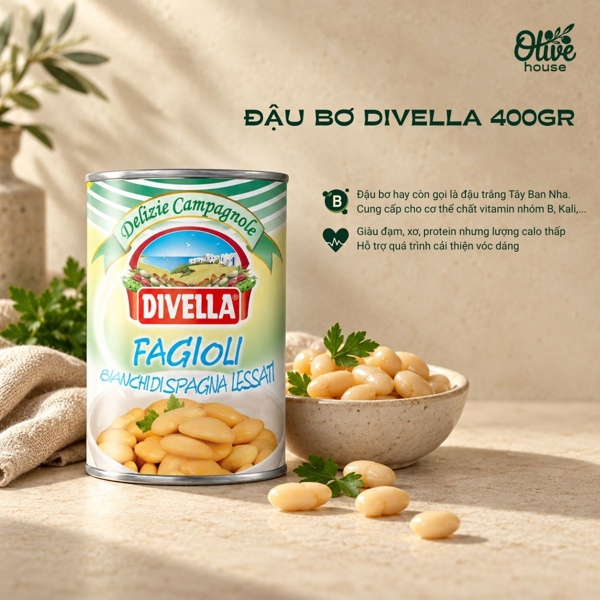 Đậu Fagioli Bianchi Divella 400g