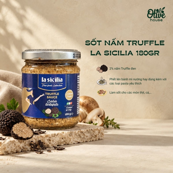 Xốt Nấm cục ( Truffle Sauce) La Sicilia - 180gr