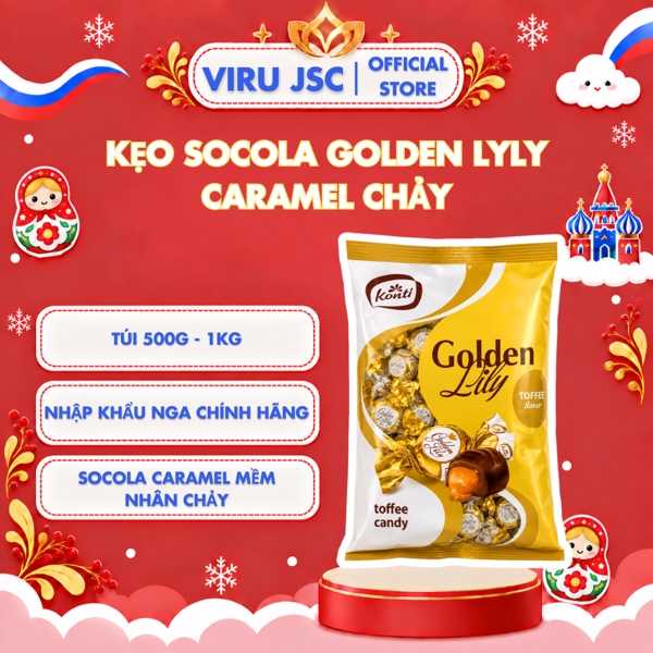 Kẹo Golden LyLy Bông Huệ Vàng (1000g)