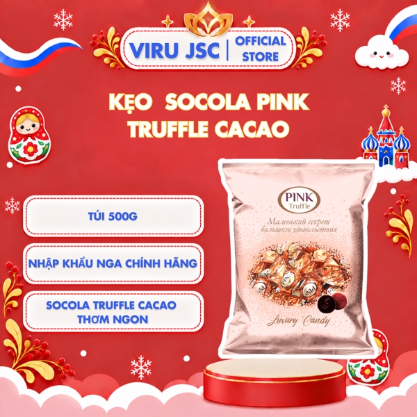 Kẹo Pink vị Truffle (500g/ gói)