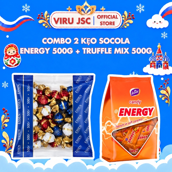 Combo 2 - Energy 500g + Truffle Mix 500g