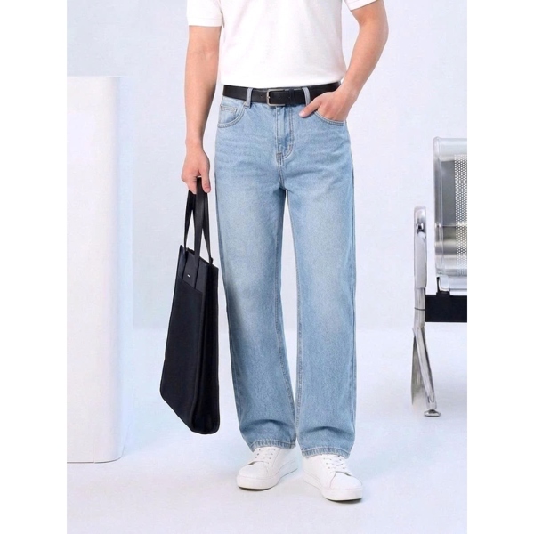 Quần Jean dài Suông (Baggy) Xanh 1228