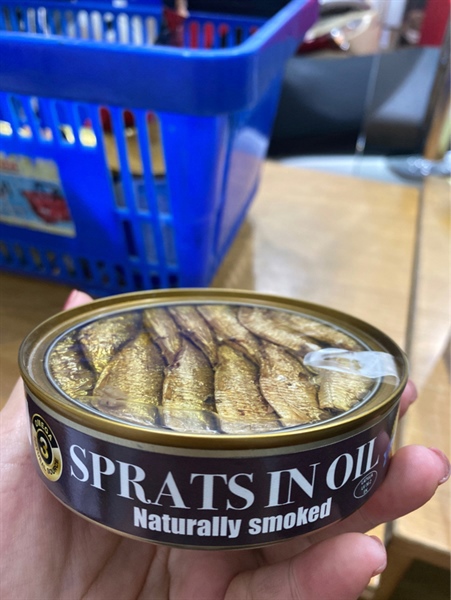 Cá trích hun khói ngâm dầu premium vitafish 160g