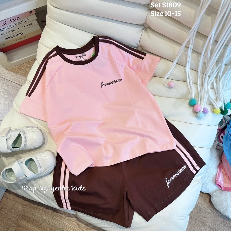 S1809 Set bộ thun tt thêu fvereestano